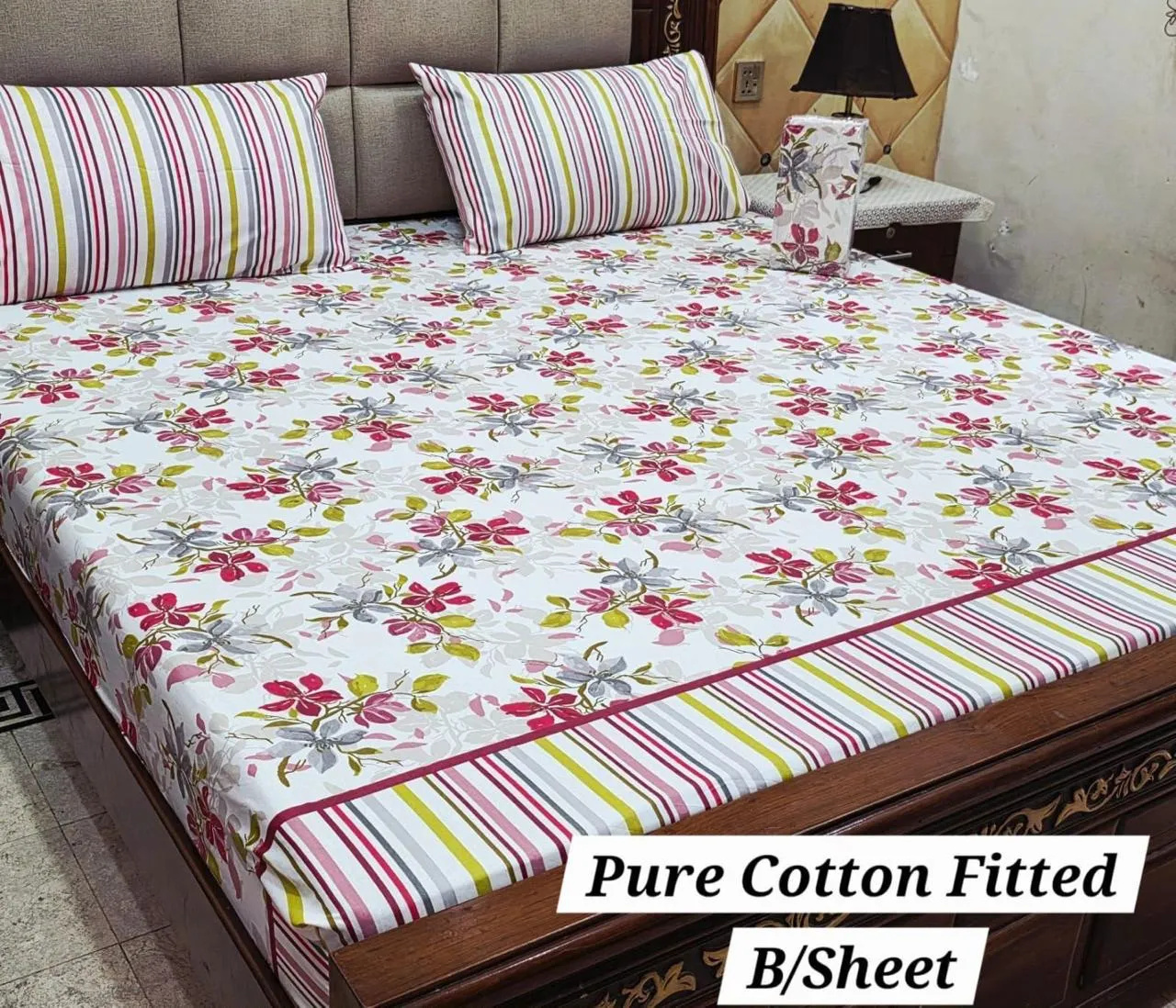 Pure Cotton Fitted Bedsheet (17)