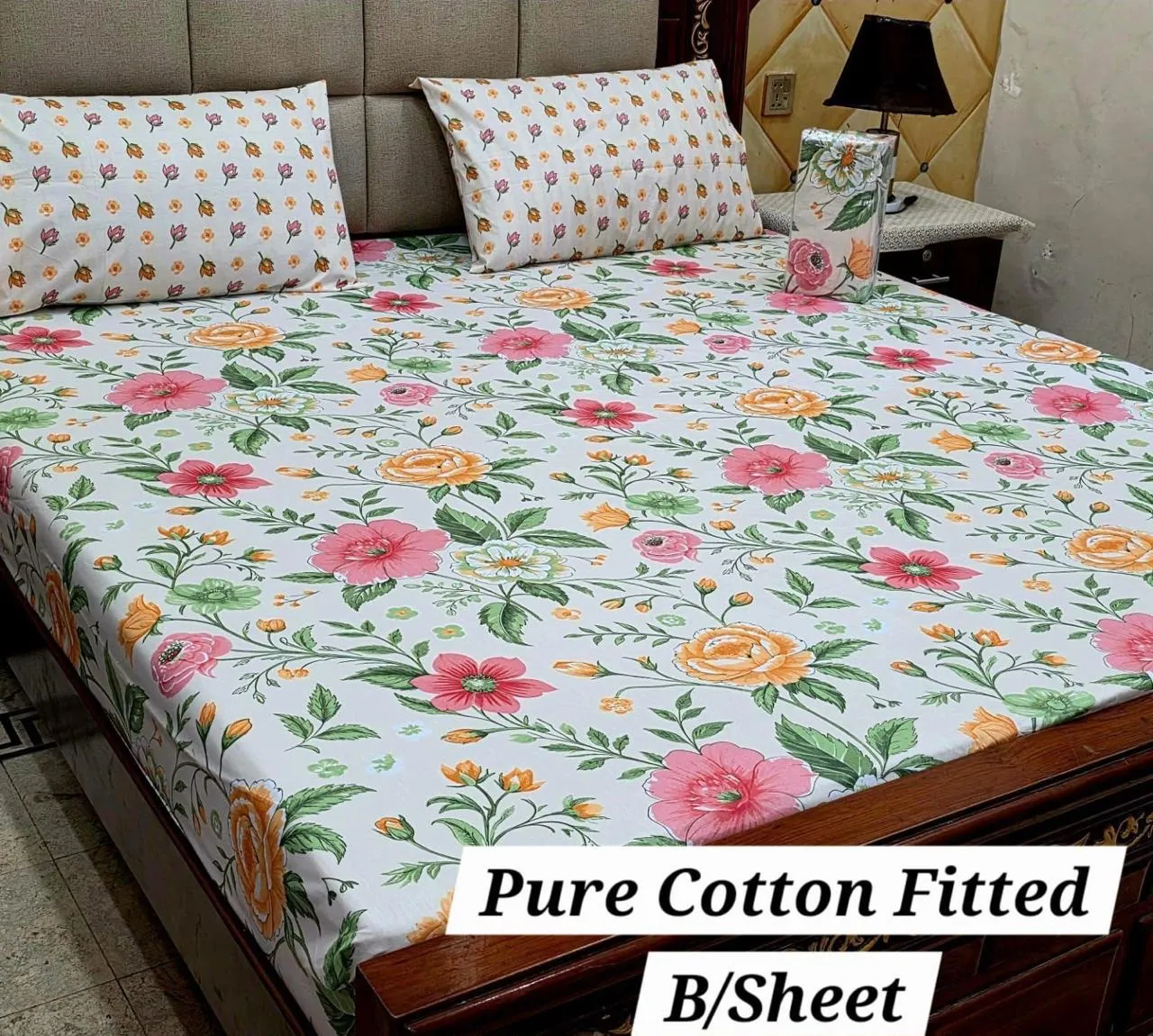 Pure Cotton Fitted Bedsheet (22)