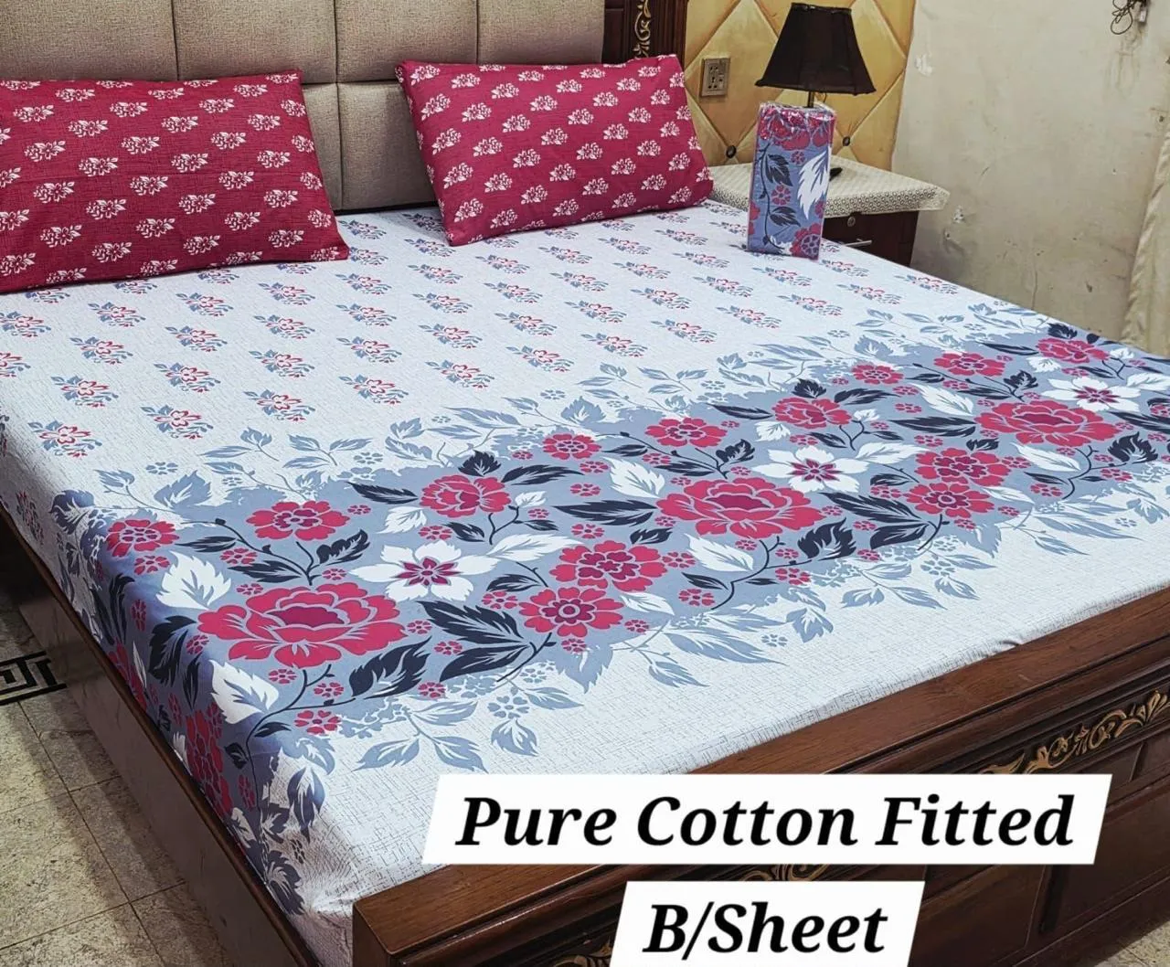 Pure Cotton Fitted Bedsheet (23)
