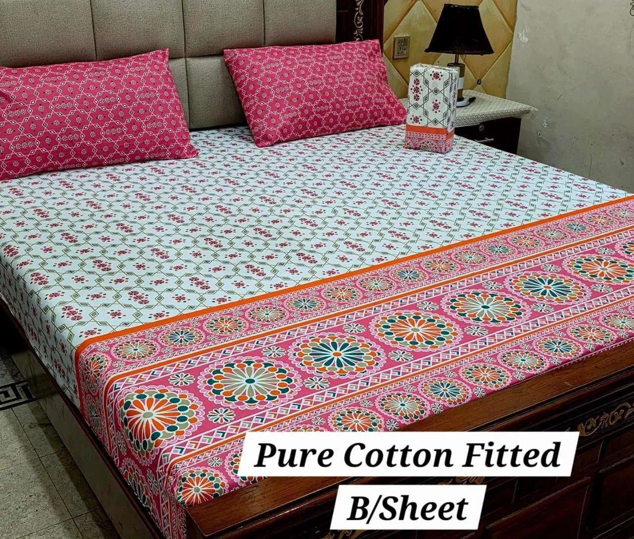 Pure Cotton Fitted Bedsheet (25)
