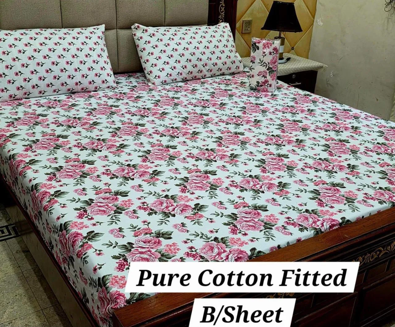 Pure Cotton Fitted Bedsheet (26)