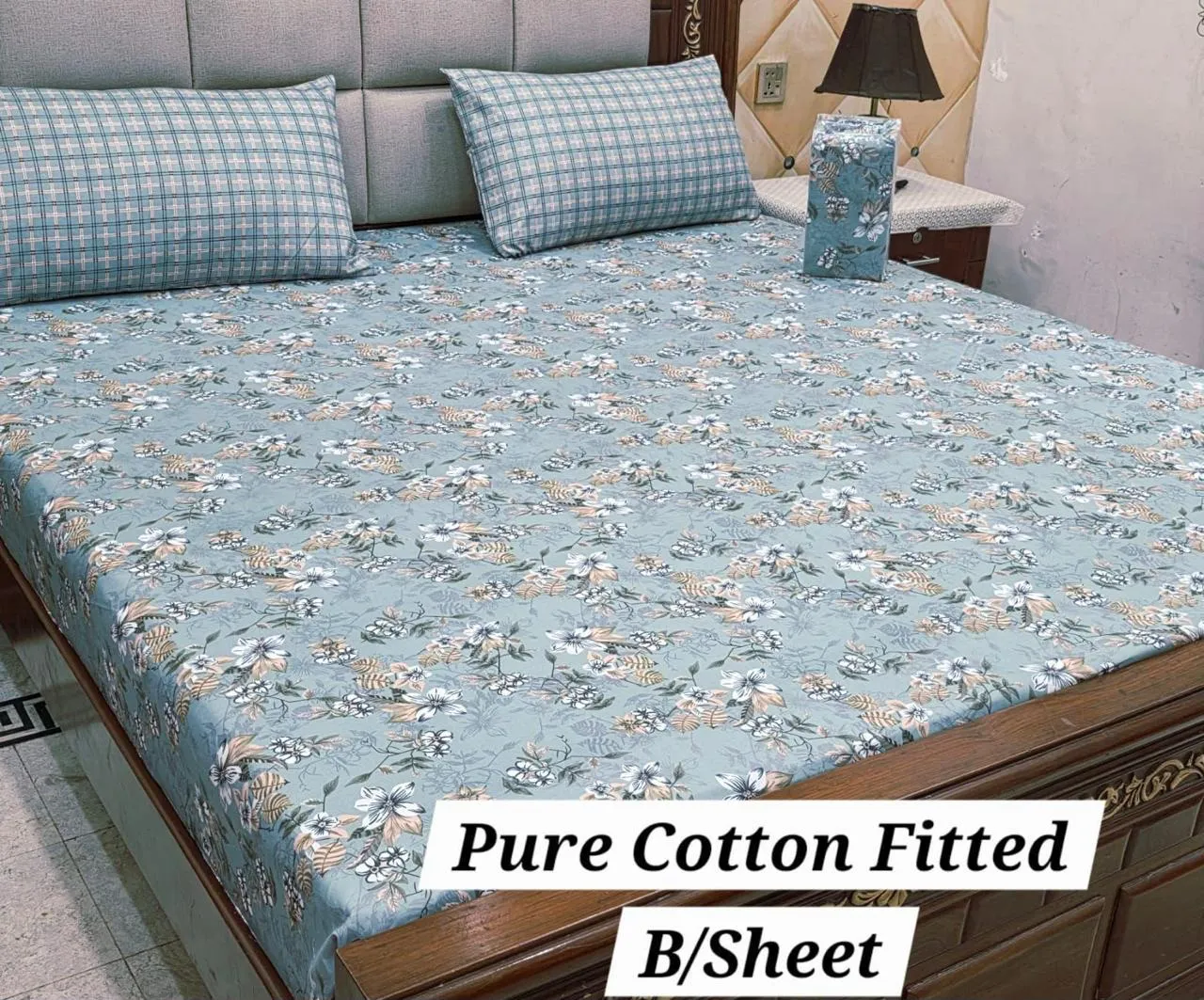 Pure Cotton Fitted Bedsheet (27)