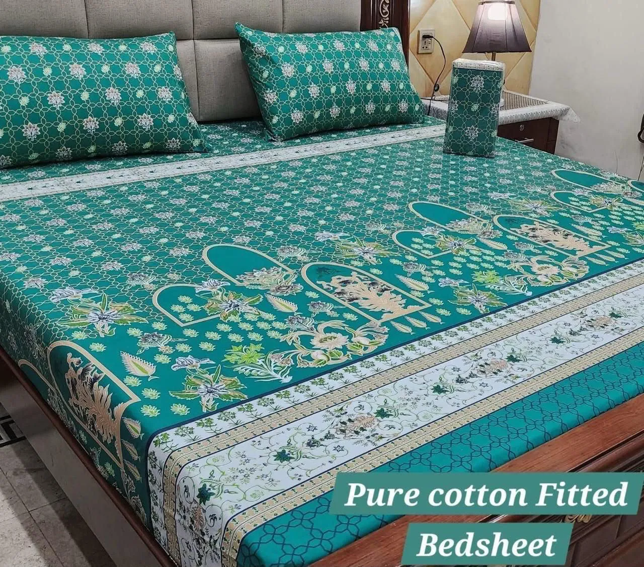 Pure Cotton Fitted Bedsheet (29)
