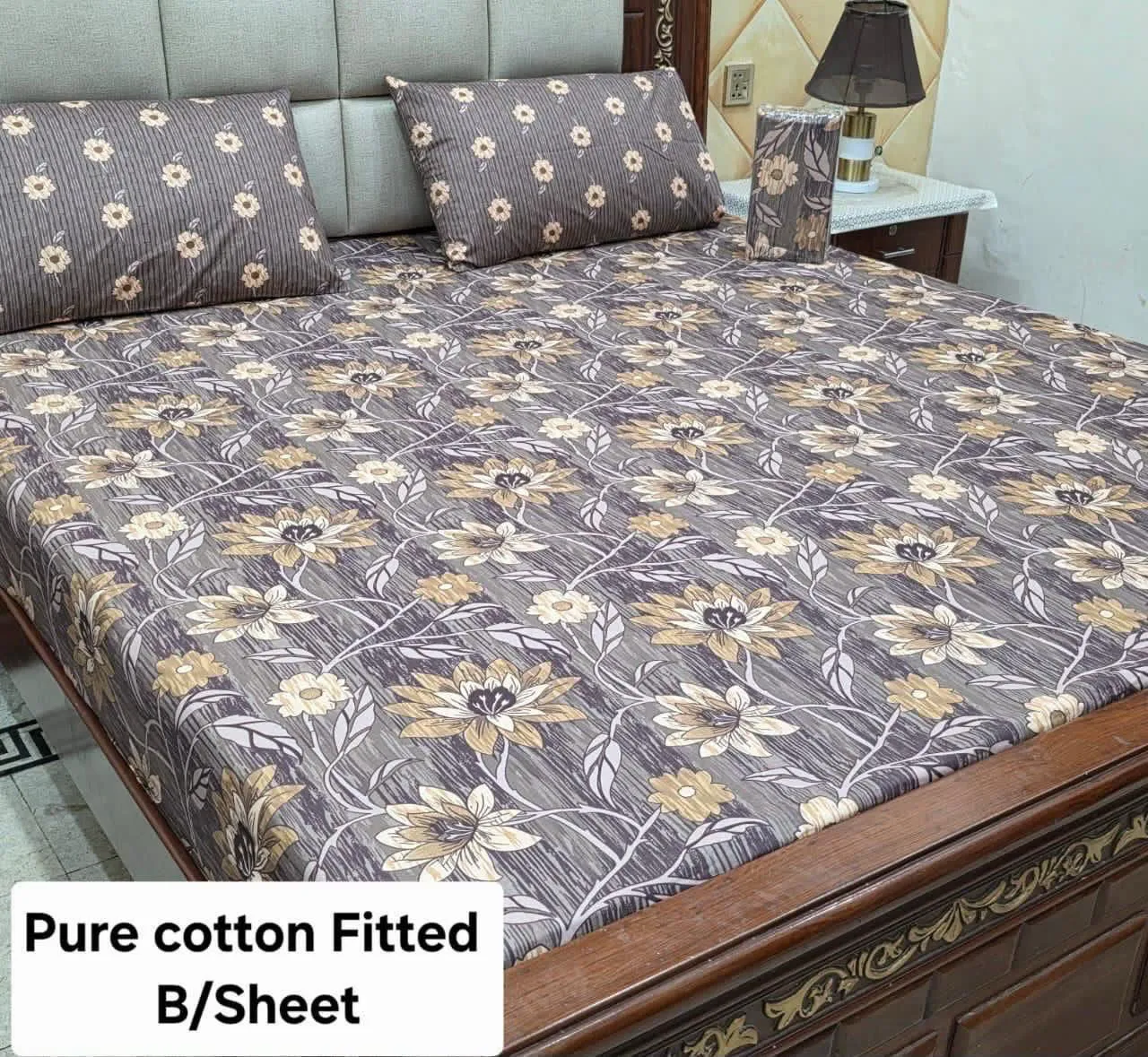 Pure Cotton Fitted Bedsheet (33)