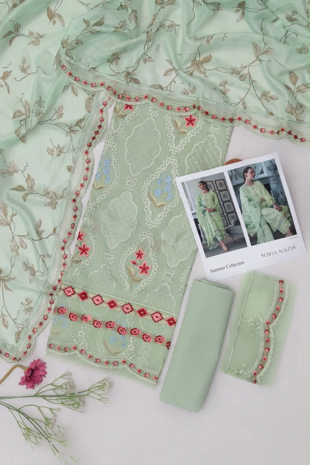 Maria B Swiss Voil Lawn | Premium 3 Piece Collection