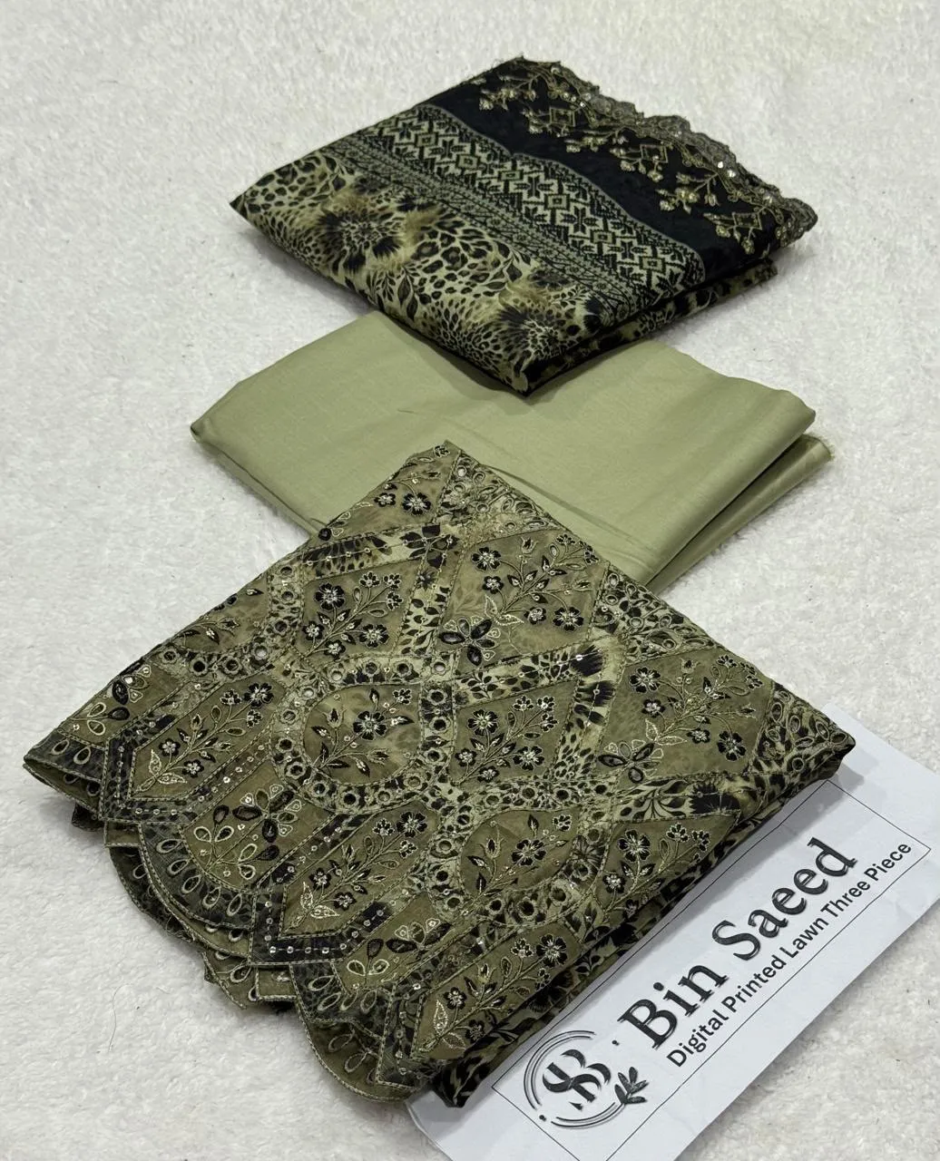 Bin Saeed Cutwork Lawn 2026 (3)