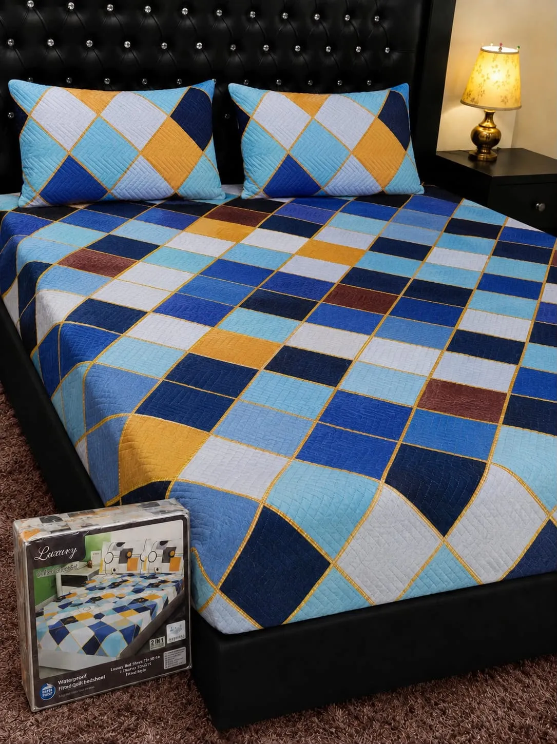 Quilted Waterproof Fitted Bedsheet (5)