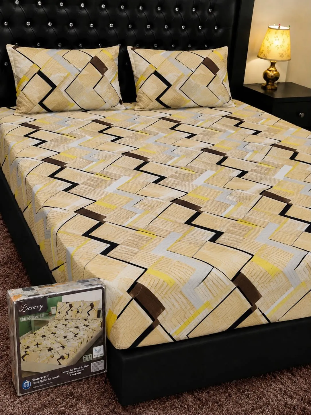 Quilted Waterproof Fitted Bedsheet (8)