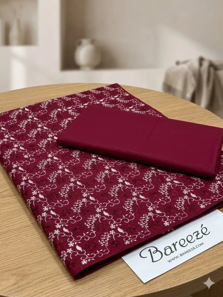 Bareeze Embroidery Lawn Shirt (8)