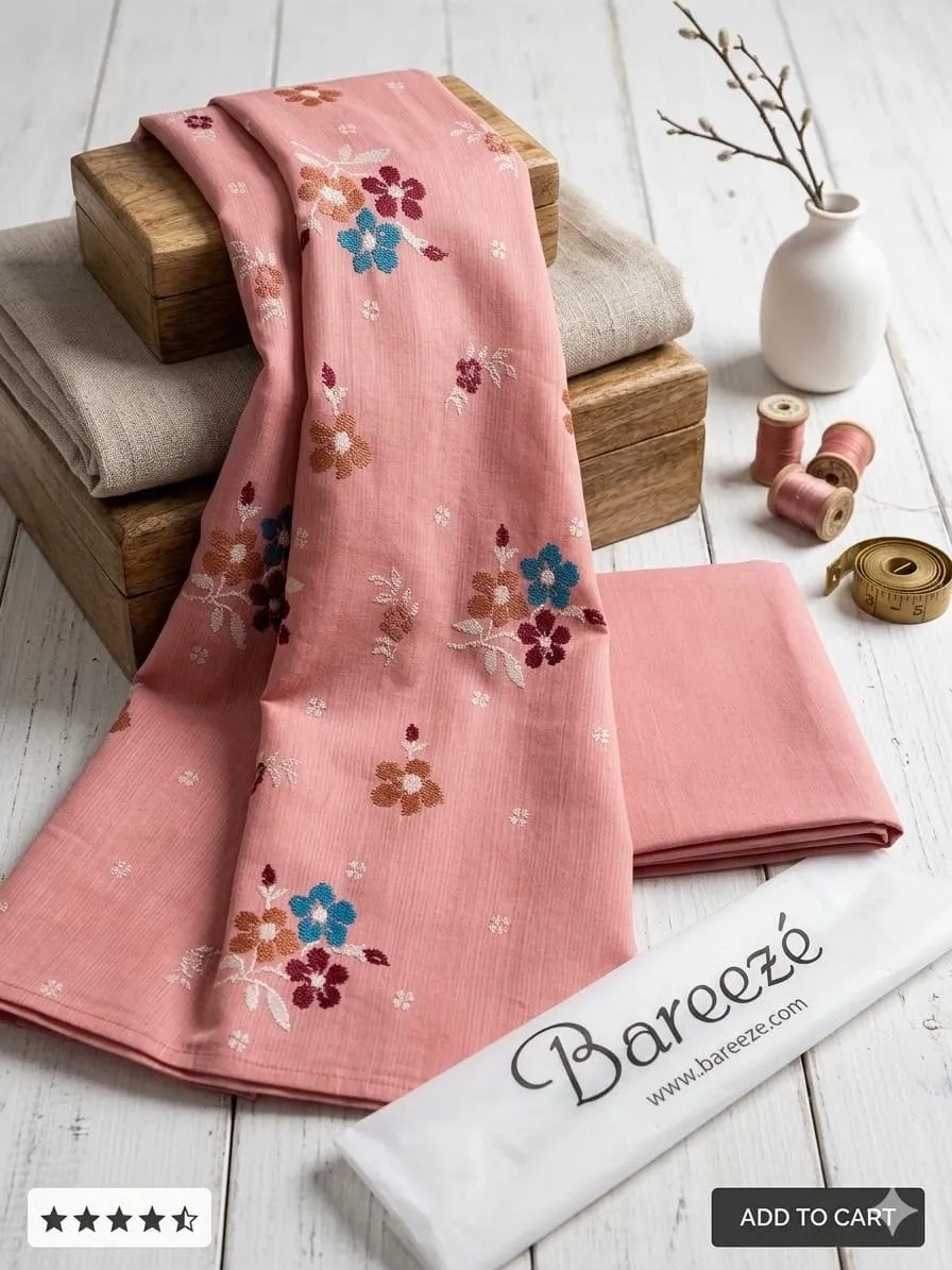 Bareeze Embroidery Lawn Shirt (20)