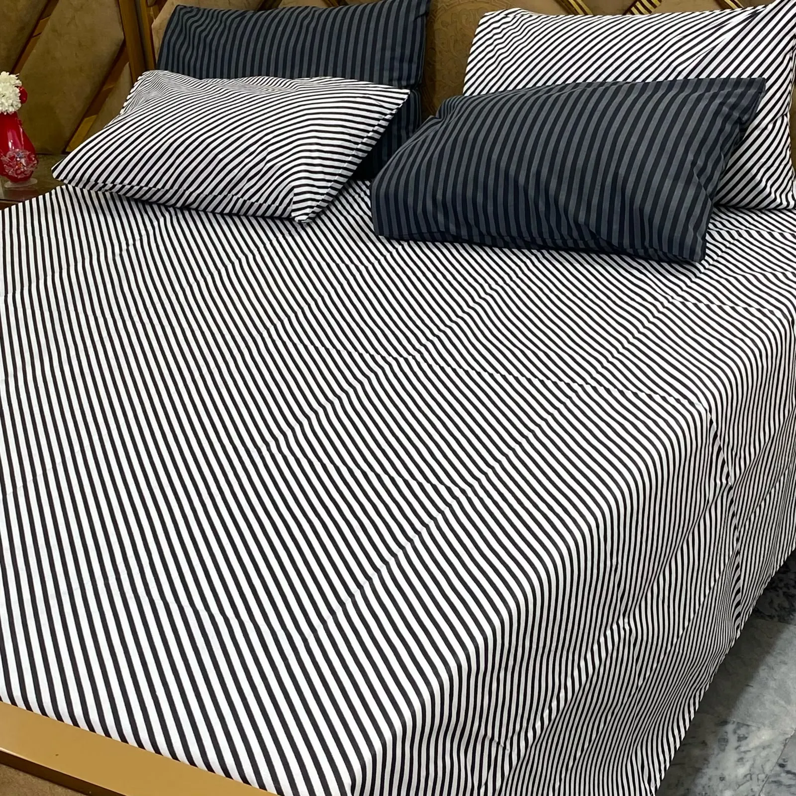 Pure Cotton Bedsheet 5 Piece Set (26)