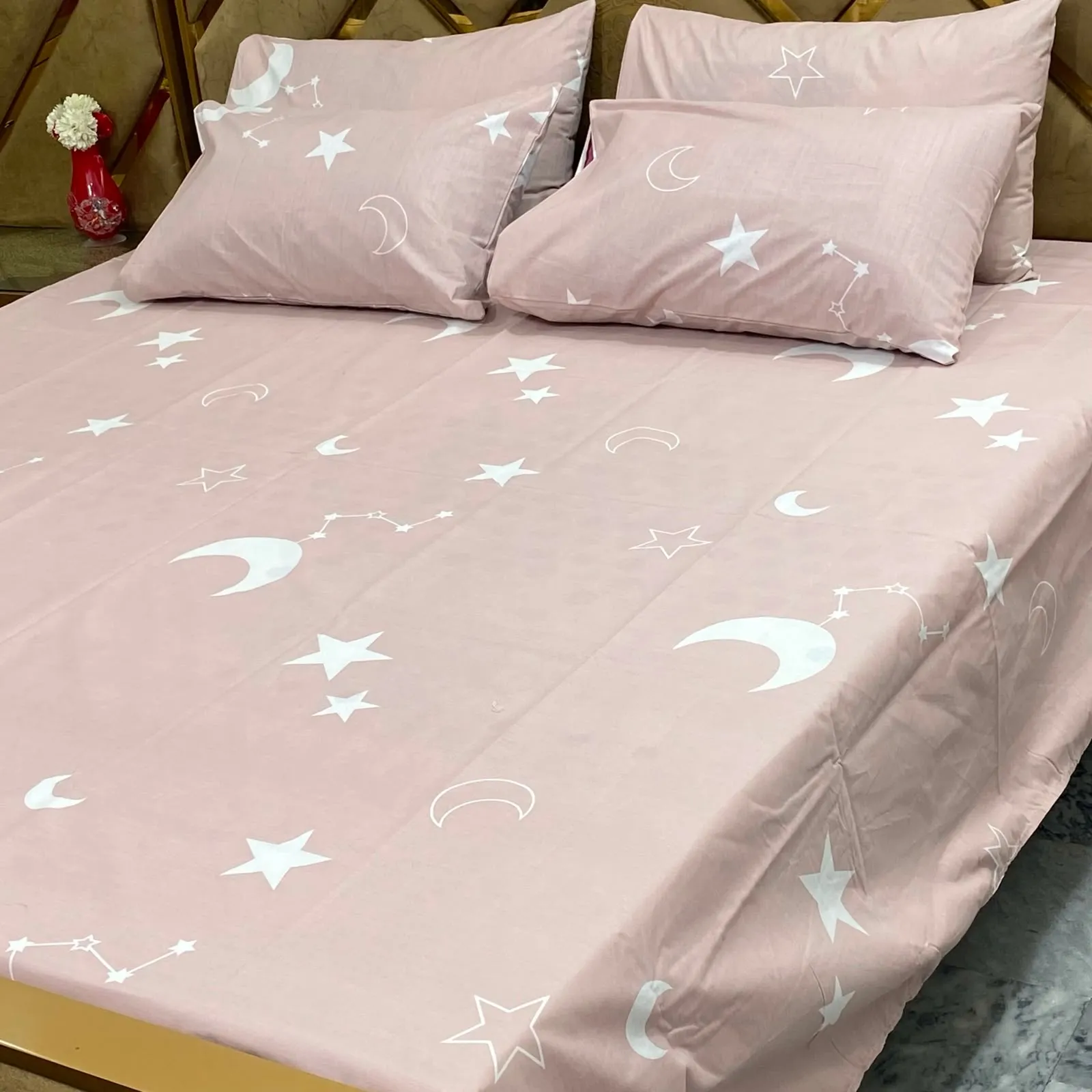 Pure Cotton Bedsheet 5 Piece Set (30)