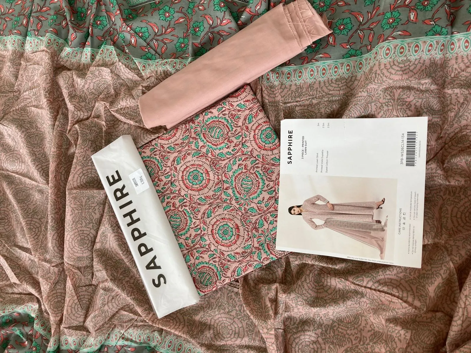 Sapphire Airjet Lawn 3 Piece | Digital Printed Collection
