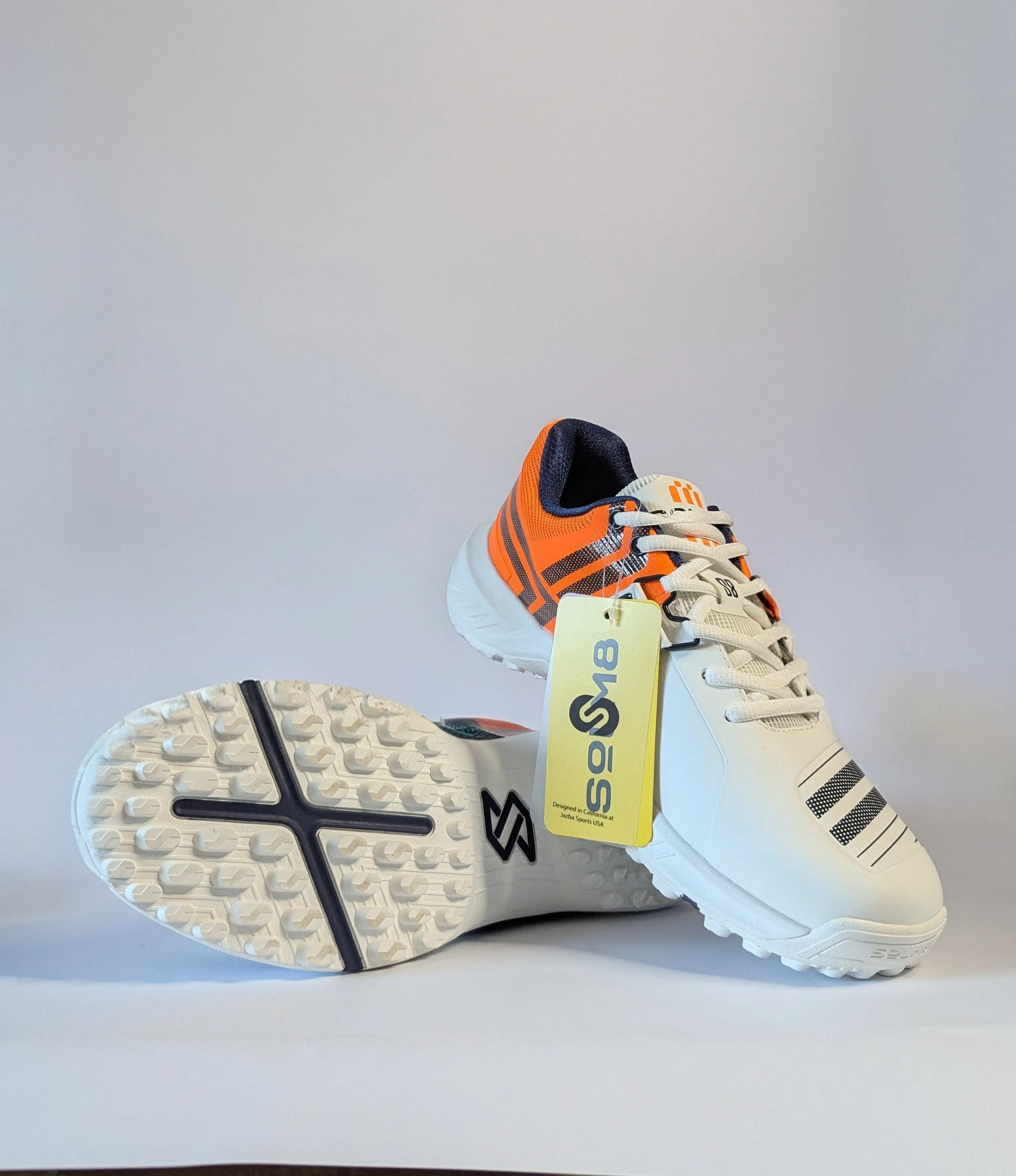 SOLM8 S8 Cricket Gripper | Professional Rubber Sole Shoes