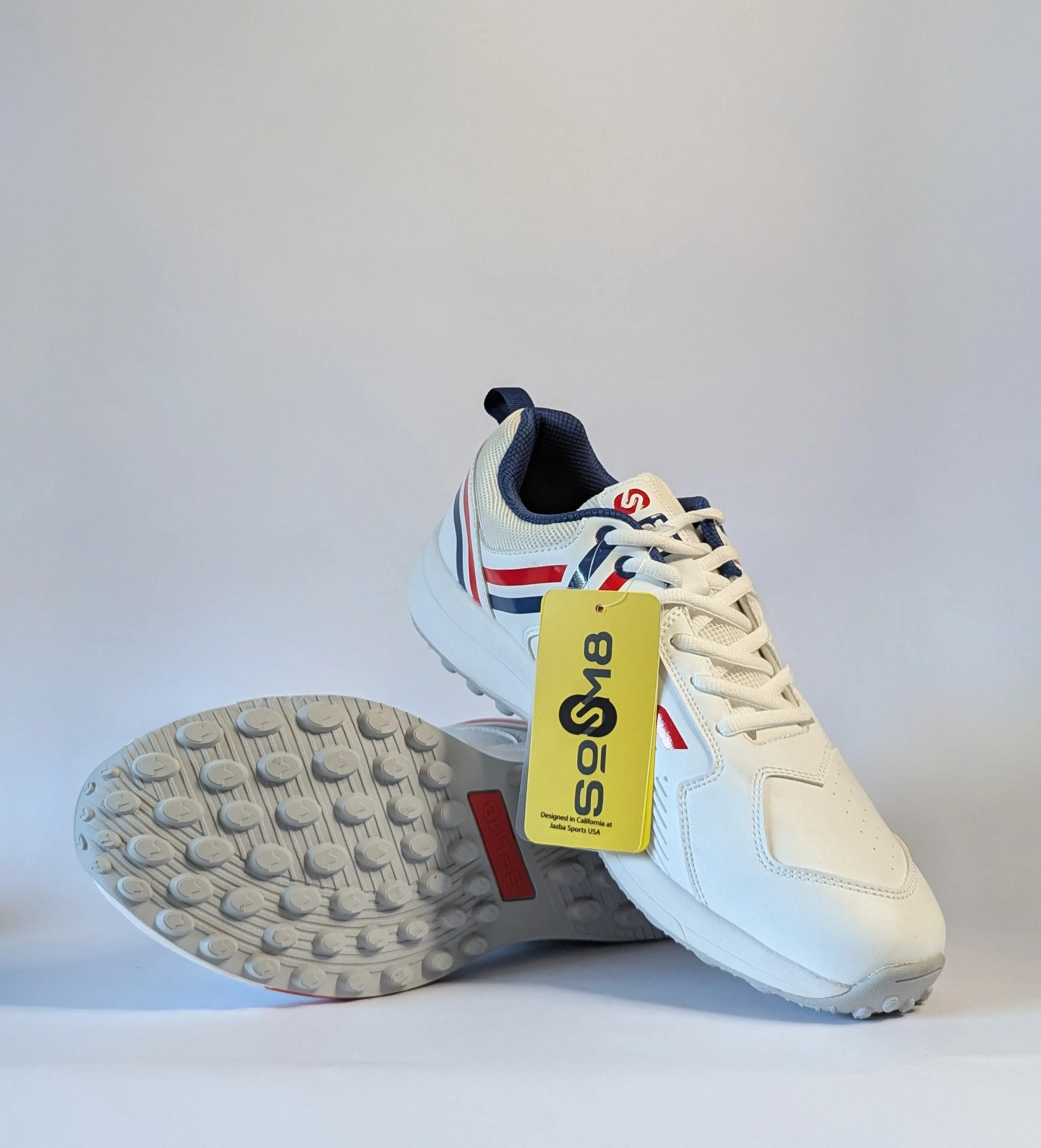 SOLM8 S1 Cricket Gripper | Professional Rubber Sole Cricket Shoes